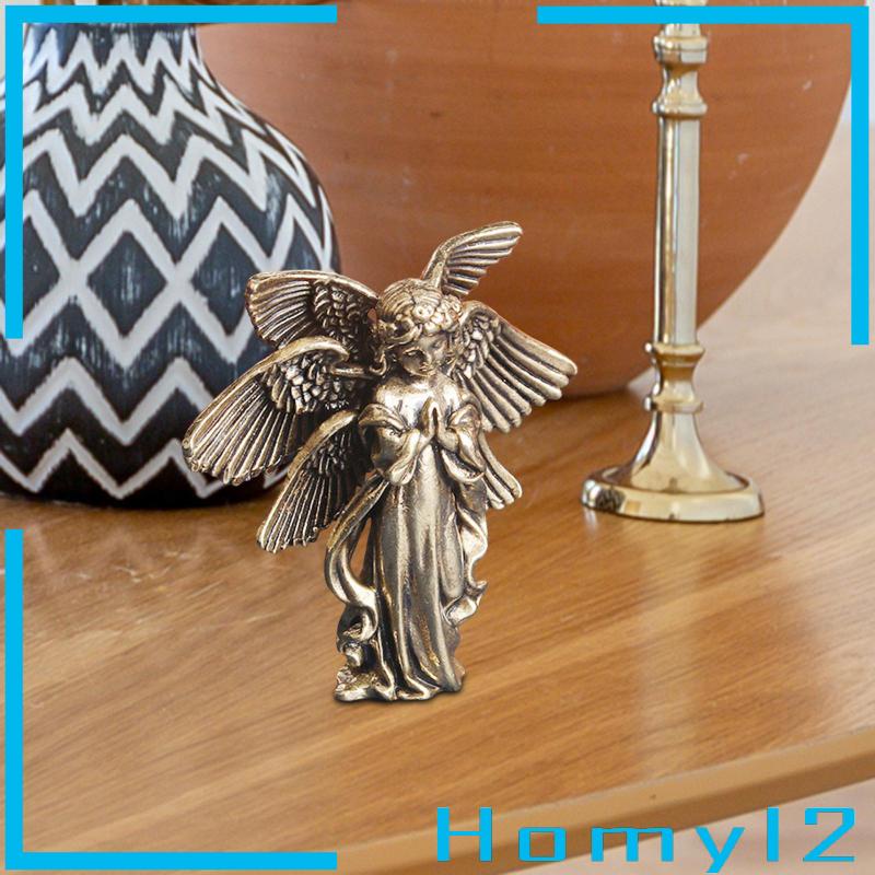 [HOMYL2] Cherub Figurines Collection Patung Tembaga Untuk Indoor Outdoor Rumah Pernikahan