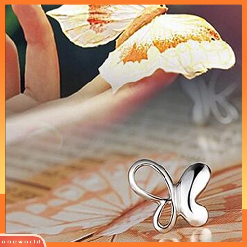 [WOD] Fashion Elegan Kupu-Kupu Perak Disepuh Ear Studs Earrings Hadiah Perhiasan Wanita