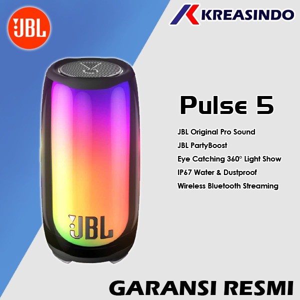 JBL Pulse5 / Pulse 5 Bluetooth Portable Speaker Garansi Resmi IMS