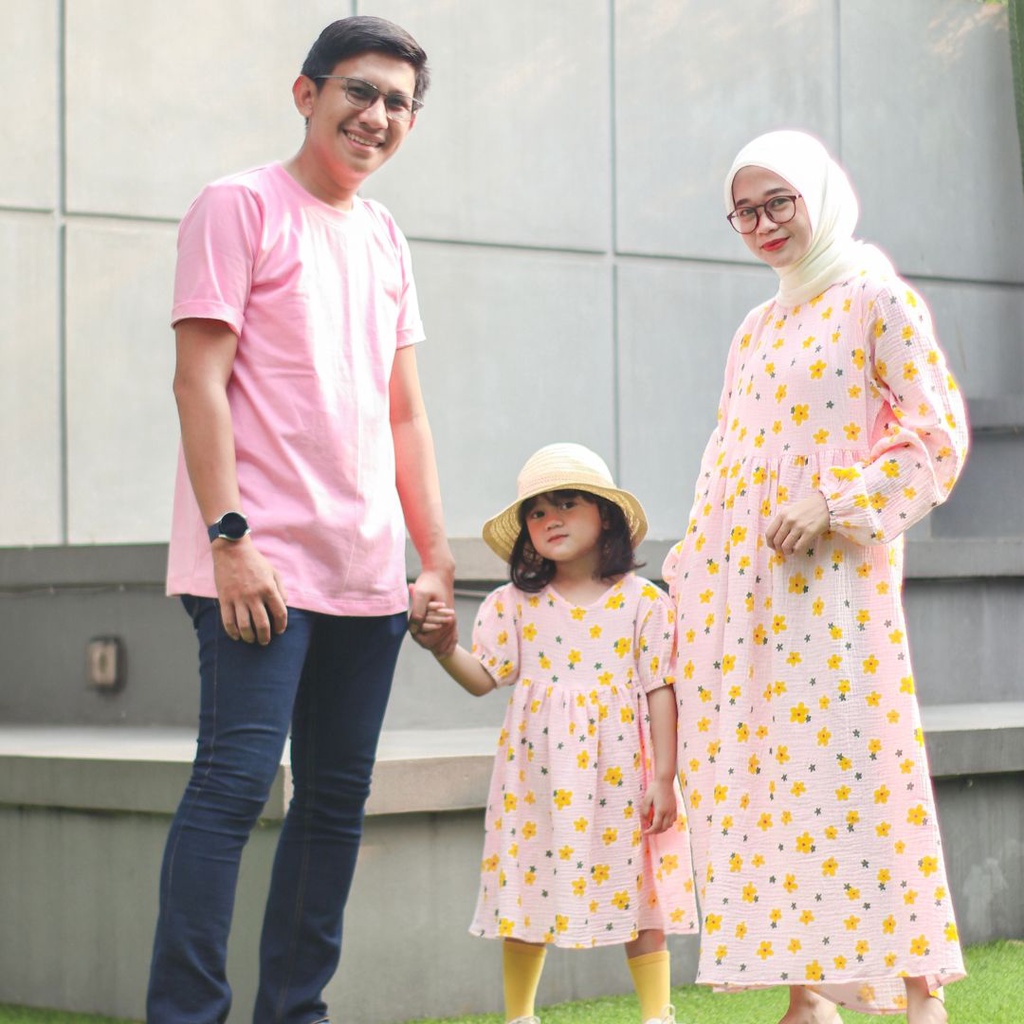 Ghazu - Elisa Family Set | Baju Keluarga | Baju Couple Keluarga | Tunik