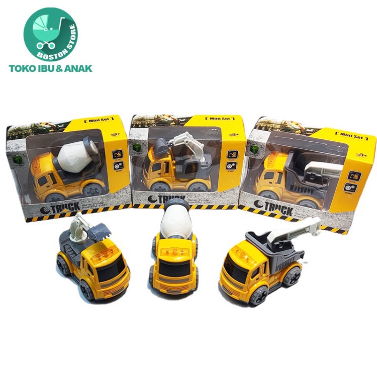 Bostonstore Mobil Konstruksi Crane / Toy Addict DIY Mobil Konstruksi / Mainan mobil anak model Tank / Mainan Mobilan / Mainan Mobil Anak / Mainan Mobil Jungkir Balik / Mainan Edukasi / Mainan Mobil-mobilan / Mainan Anak