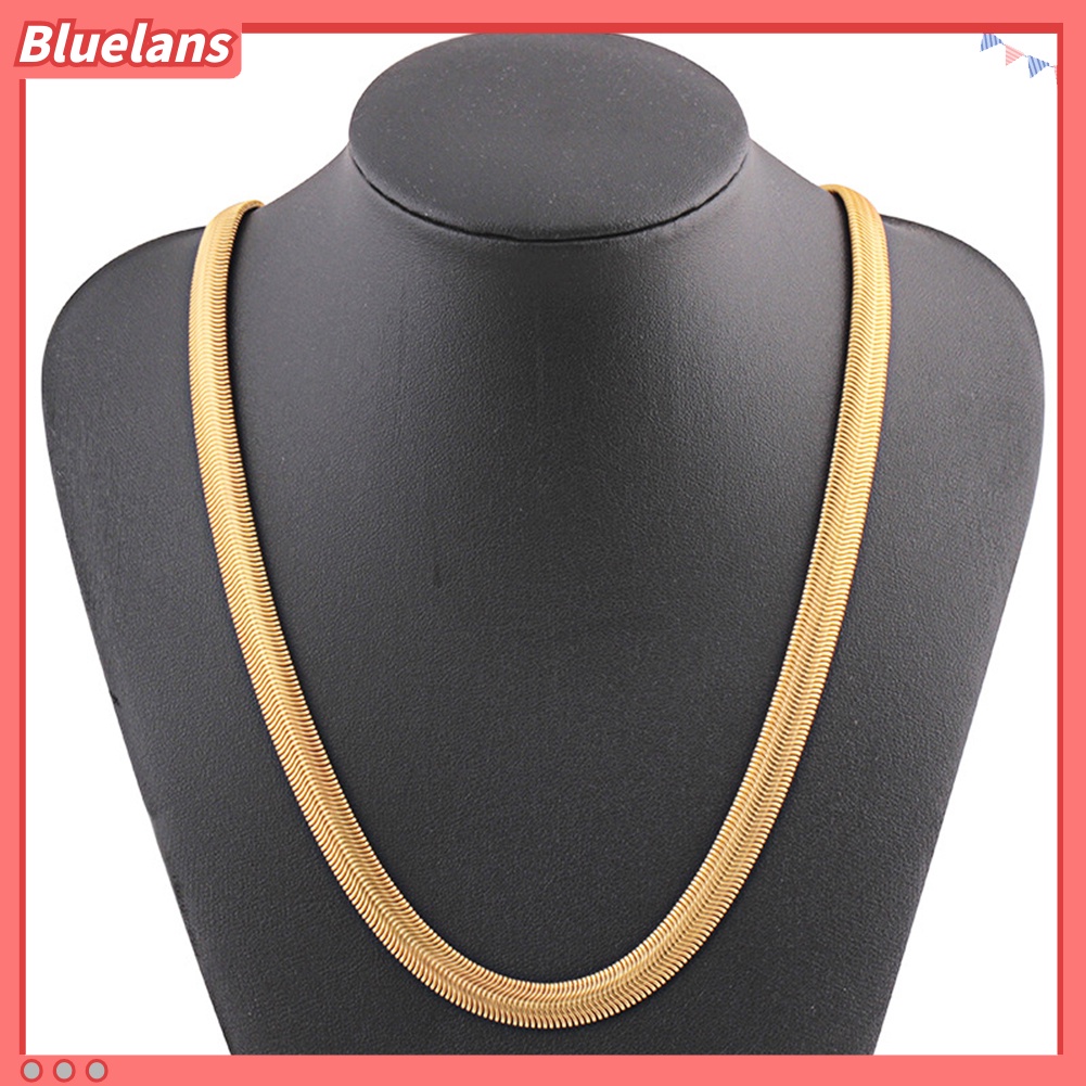 [BLS] Fashion Punk Hip Pop Rock Kpop Rapper Unisex Tembaga Ular Rantai Kalung Perhiasan