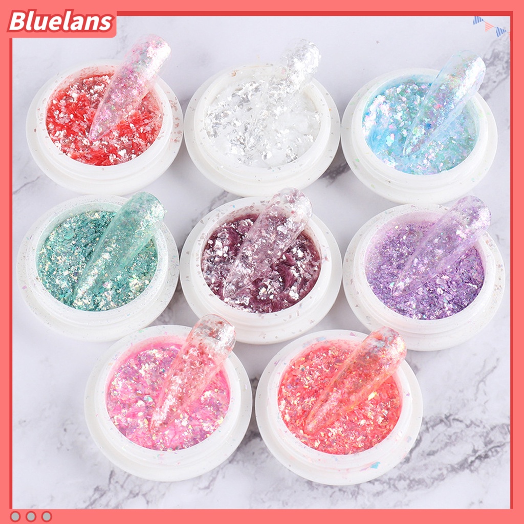 [BLM] Glitter Kuku Tekstur Halus Multi Guna Nair Art Fashion Nail Glitters Dekorasi Untuk Salon Kuku