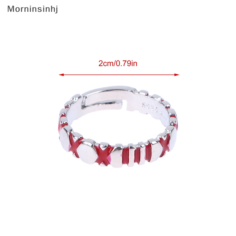 Mornin Anime Karena Tokyo Ghoul JUZO SUZUYA REI Boy Adjustable Finger Ring Untuk Wanita Pria Cosplay Perhiasan Aksesori Hadiah id