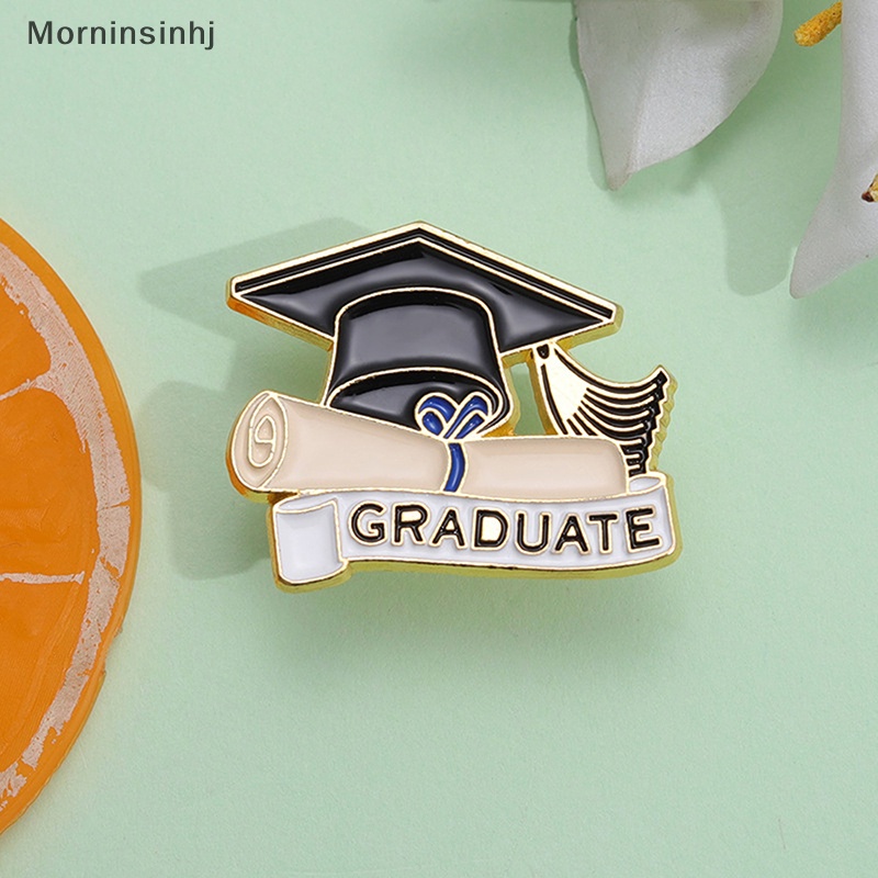 Mornin Wisuda Enamel Pin Siswa Sarjana Cap Bros Kerah Lencana Ransel Best Wishes Perhiasan Hadiah Untuk Teman id