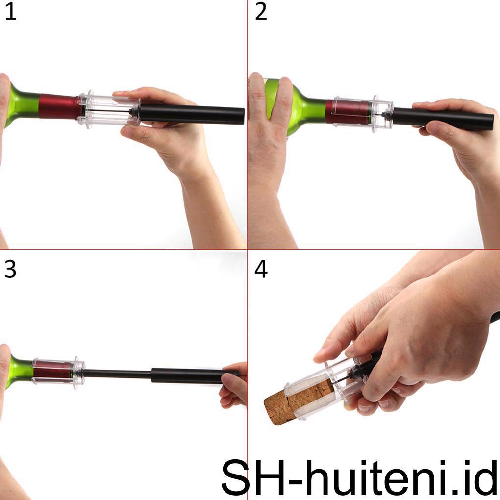 Alat Pembuka Botol Wine Kit Pelepas Gadget Dapur Profesional Sederhana Manual Cork Remover Cover Remove Tools