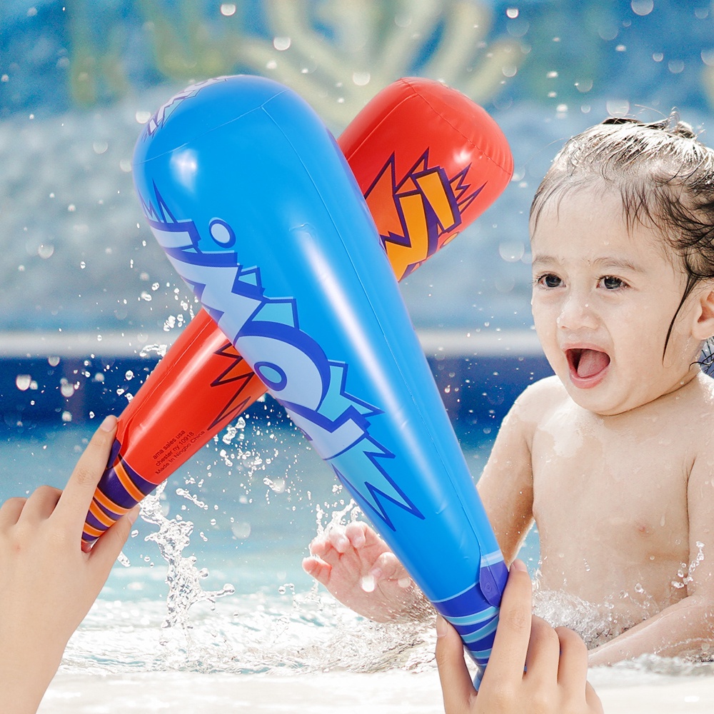 Mainan Palu Stik Tiup PVC Warna-Warni/Mainan Air Stik Balon Permainan Renang Anak/Props Stik Applauder Lomba/Props Suasana Aktivitas Pesta