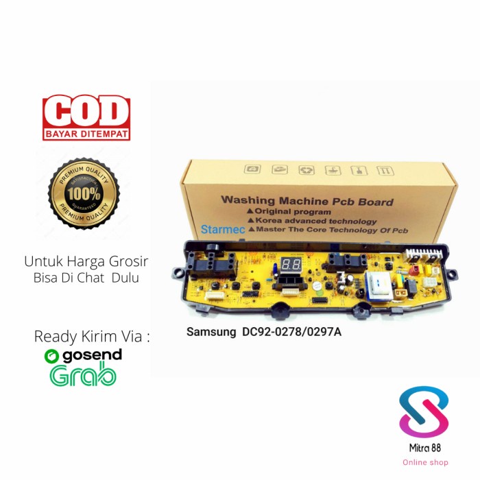 Modul PCB untuk mesin cuci Samsung Diamond Drum Kompatibel untuk Sams