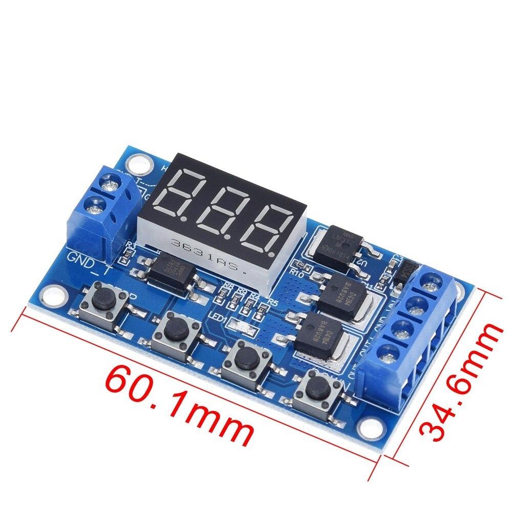 TOP Delay Relay DIY LED Dual MOS Switch Papan Sirkuit