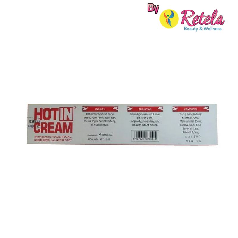 HOT IN CREAM TUBE 120GR