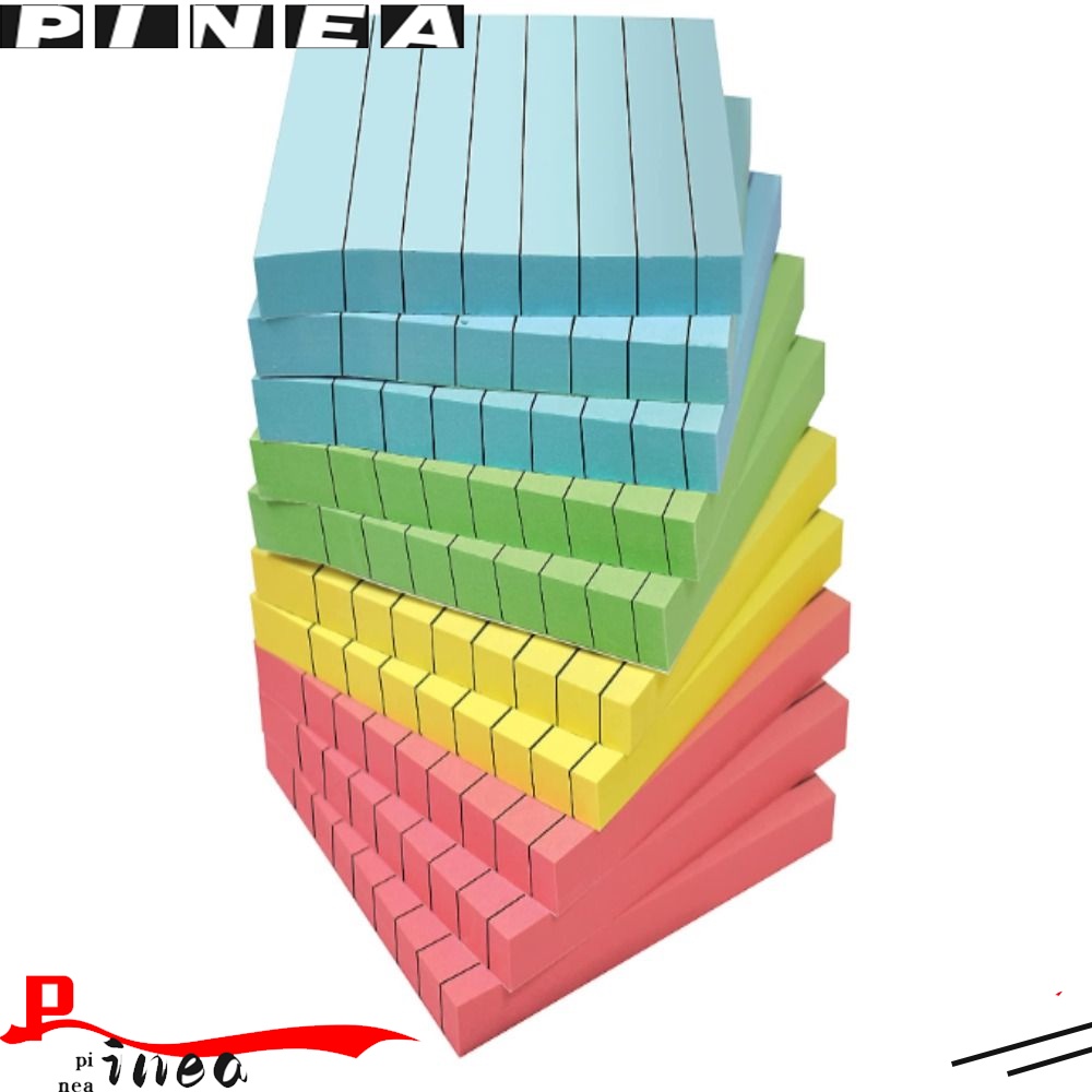 Nanas 10gembok Stick Notes 10pad Berlapis Kuat Perekat Notes Pad Stiker