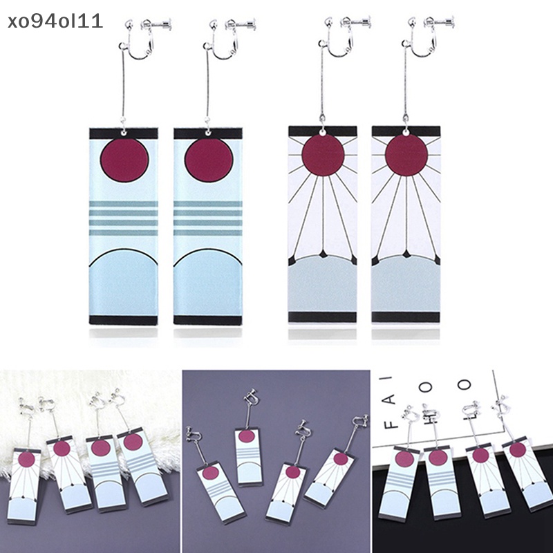 Xo Anting Tetes Terompet Anime Akrilik Demon Slayer Blade of Ghost Earings OL