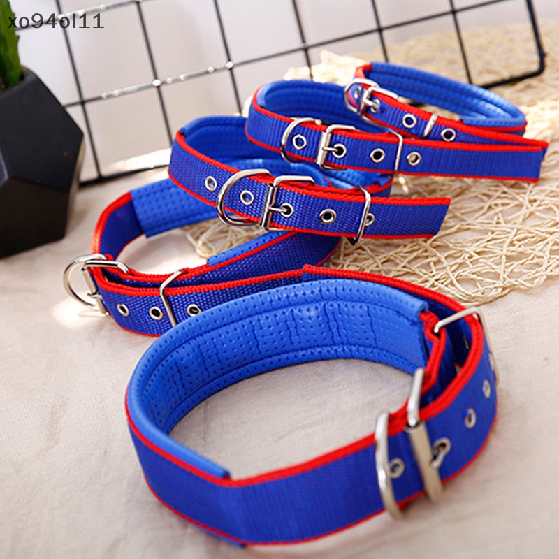 Xo Nylon Dog Collar Untuk Anjing Kecil Sedang Besar Teddy Keji Pitbull Bulldog Beagle OL