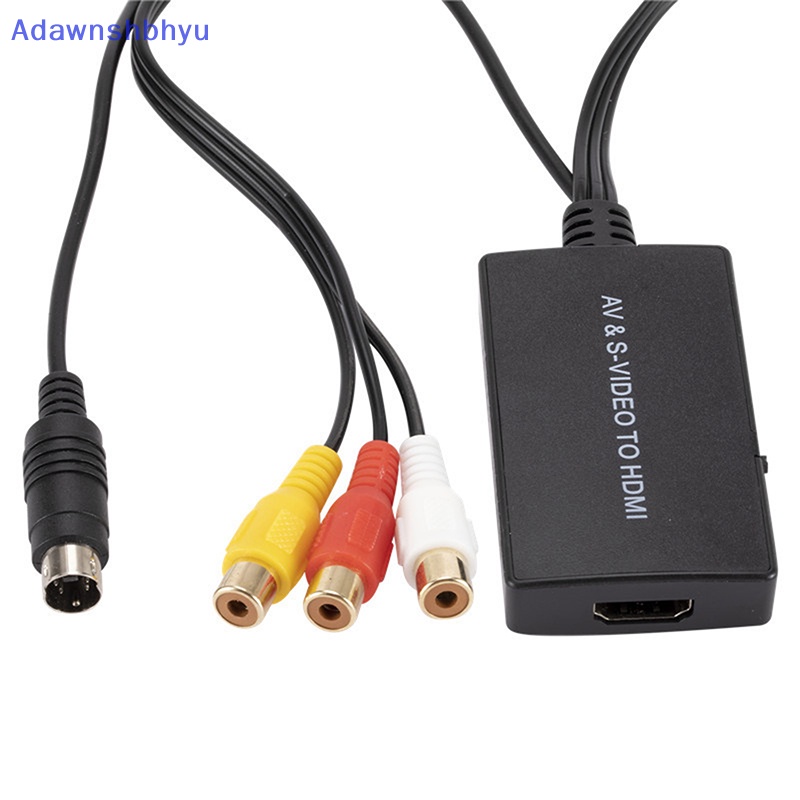 Adhyu S-video to HDMI Converter AV to HDMI Adapter RCA Converter Support 1080P ID