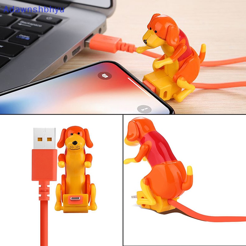 Adhyu Funny Humping Dog Fast Charger Kabel Jalur Cas Kabel Tanggal Daya Lucu ID