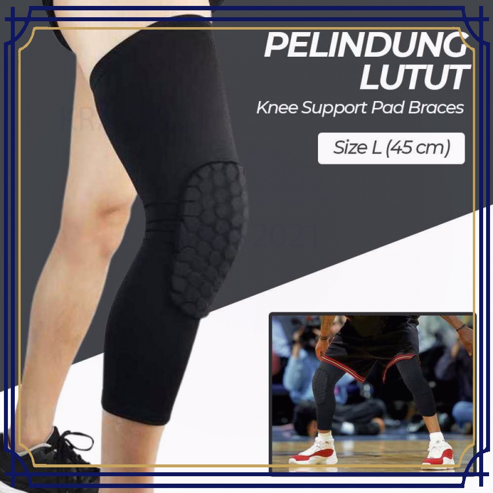 Pelindung Lutut Knee Support Pad Braces Olahraga - HL447