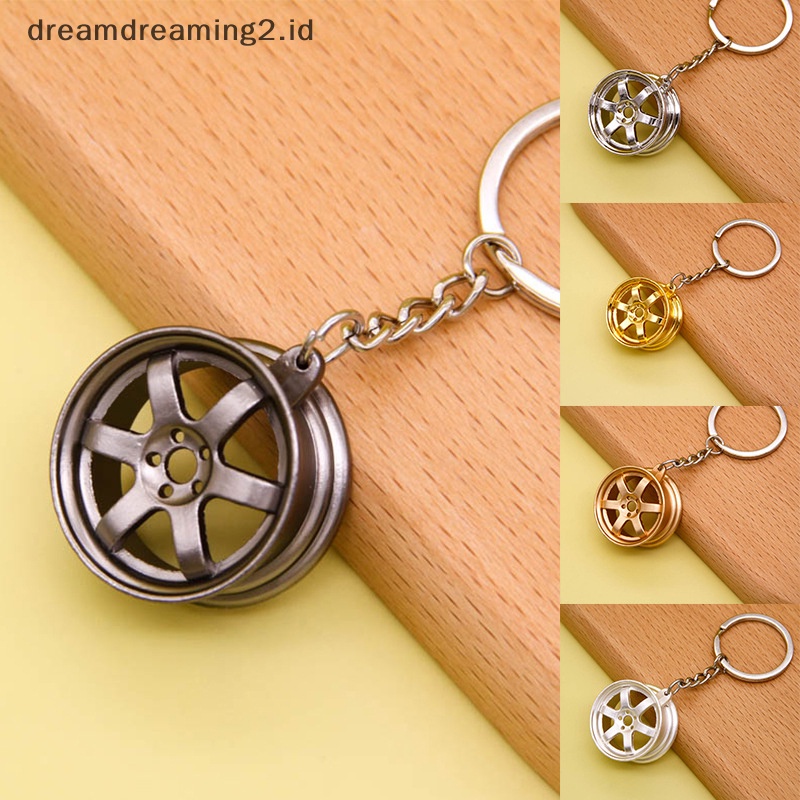 (drea) Gantungan Kunci Hub Modifikasi Mobil Tuas Manual Car Metal Keychain Turbo Gear Pendant //