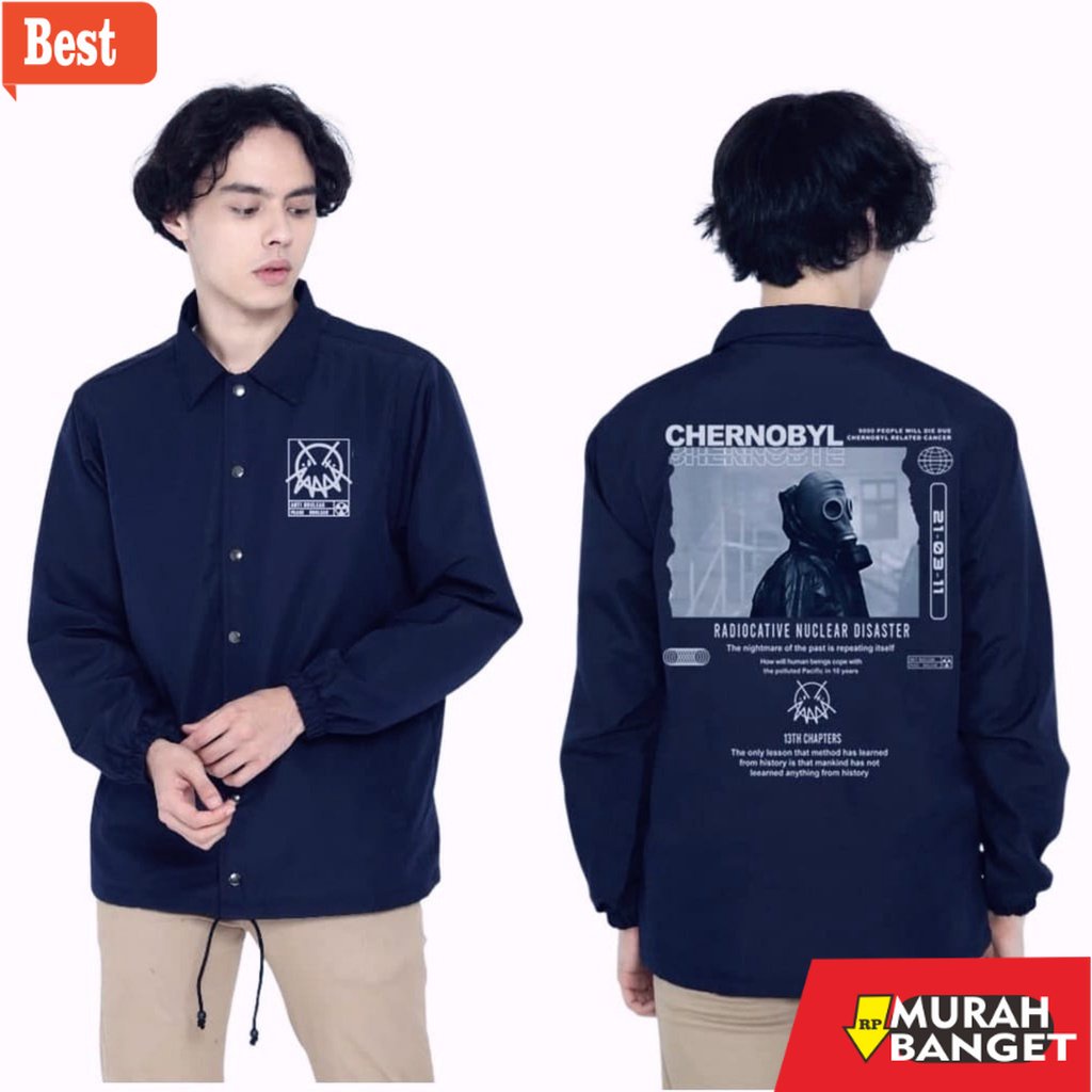 Jaket parasut pria terbaru- ERIGO COACH JAKET Parasut Pria Hitam / Jaket ERIGO Coach Prasut Hitam Sa