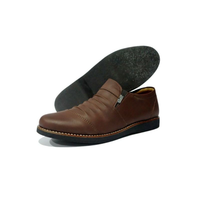 Sepatu kulit pria/cowok keren murah sepatu formal casual/slipOn/slide oxford pansus