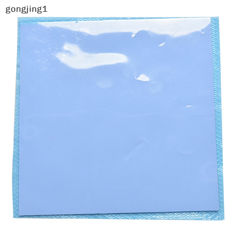 Ggg 100mmx100mmx1mm Biru Heatsink Pendingin Thermal Conductive Uncut Silicone Pad ID