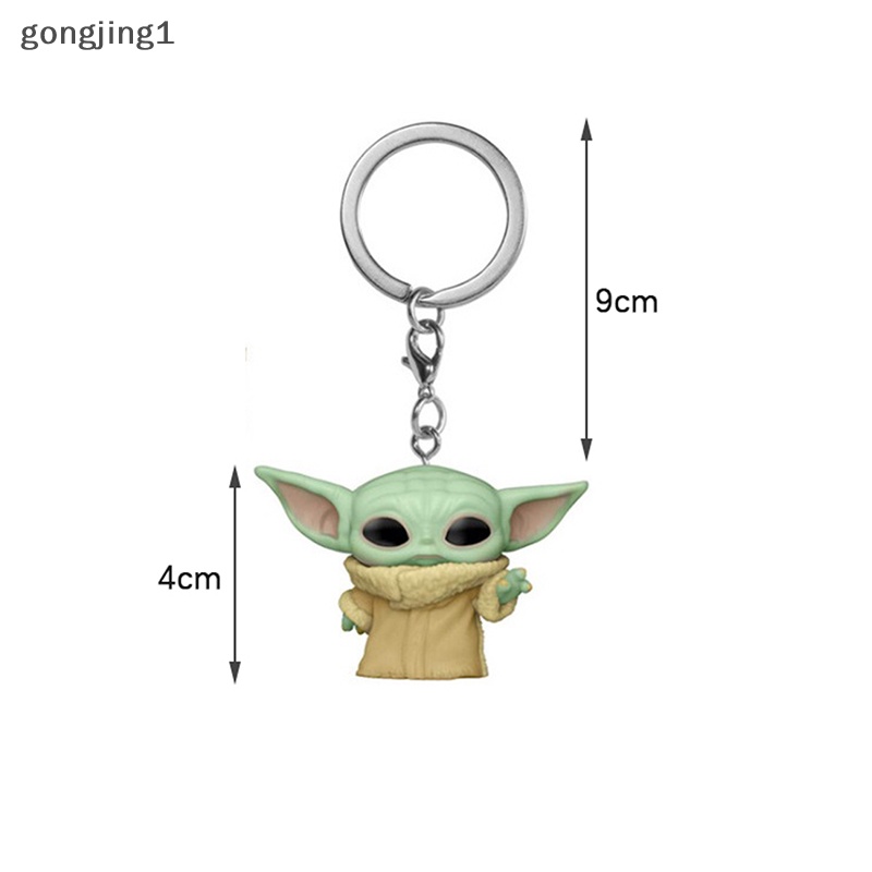 Ggg Star Wars Mandalorian Yoda Baby Darth Vader Stormtrooper Gantungan Kunci Figure Mainan ID