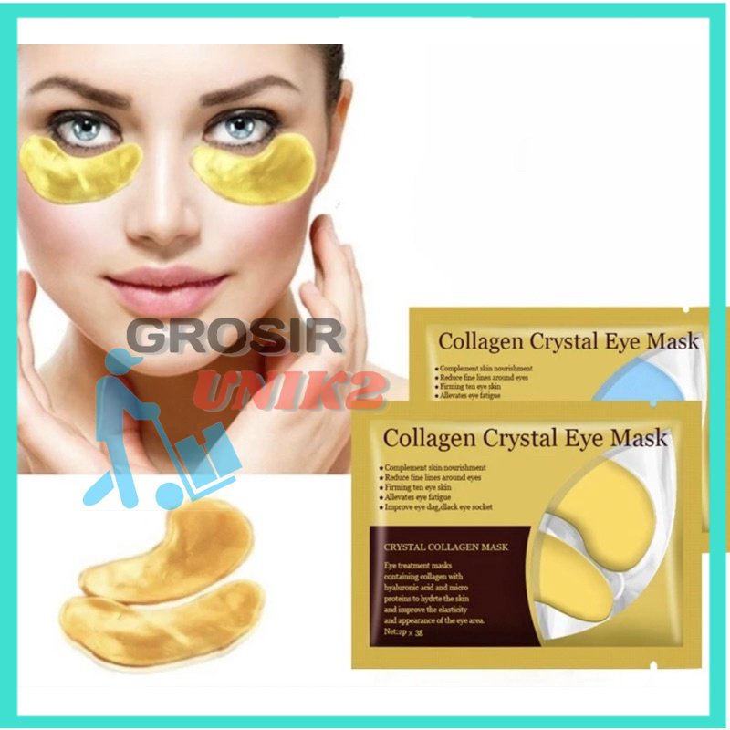 Masker Mata Eye Mask Collagen Eye patch Mask gold mata panda hitam 1 pasang GROSIR UNIK
