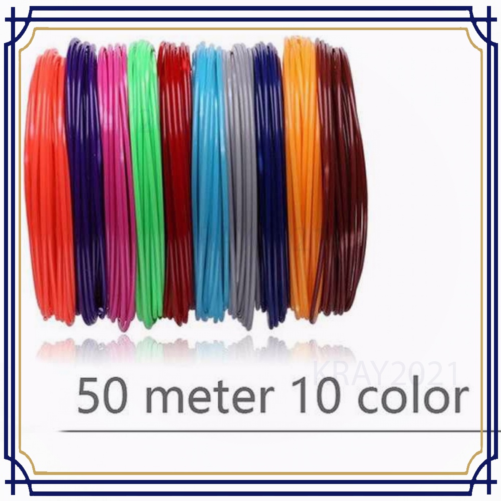 

3D Pen Filaments ABS PLA 1.75mm 10 Colors 5 Meter -AT088