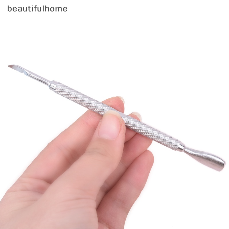 {beautifulhome} 3pcs Stainless Steel Nail Cuticle Nipper Cuticle Pusher Nail Clipper Trimmer.