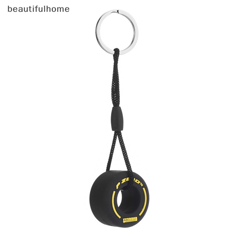 {beautifulhome} F1 Souvenir Balap Gantungan Kunci Ban Mobil Hadiah Gantungan Kunci Mobil Mini Unisex Key-Ring.