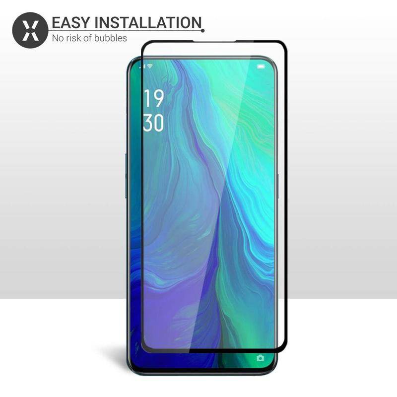 9d Hitam Full Cover Tempered Glass Untuk OPPO Find X X2 X3 X5 X6 RX17 Lamborghini Neo Pro Pelindung Layar Untuk OPPO Reno 9 8 6 5 4 3 A1 Pro Plus T 4G 5G Kaca Film Pelindung