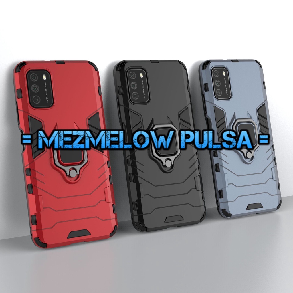 Hard Case Ring Magnet Stand Case Armor Case Hardcase XIAOMI REDMI 9T / XIAOMI POCO M3 - Gambar 4