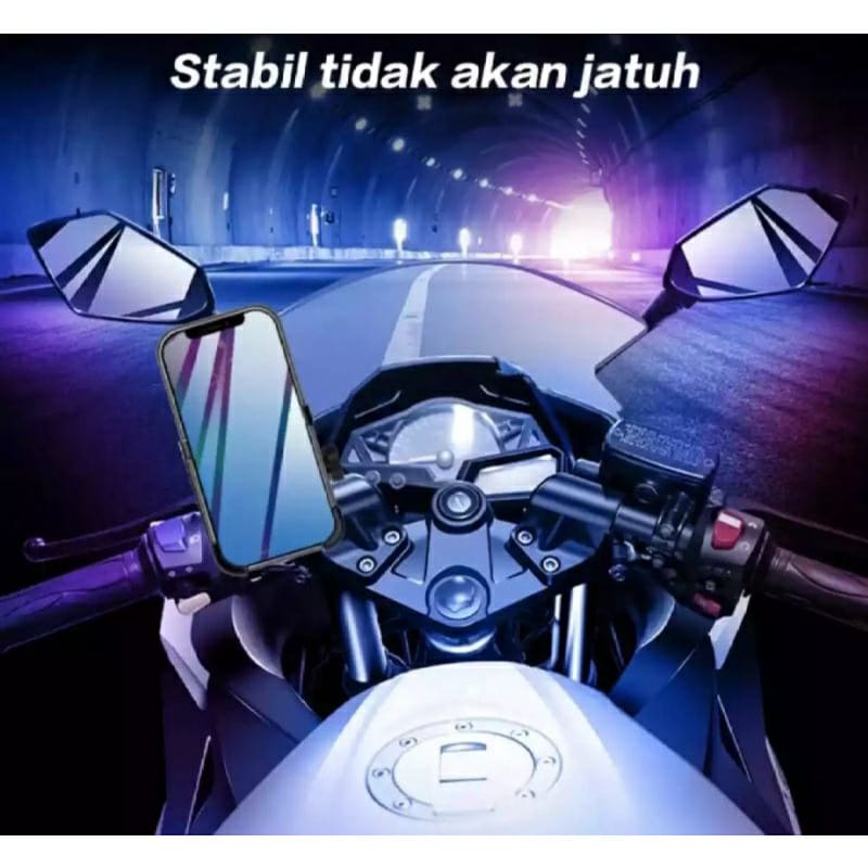 COD - SM88 - Phone Holder HP Motor Handphone Spion Stang Sepeda Stand Bracket