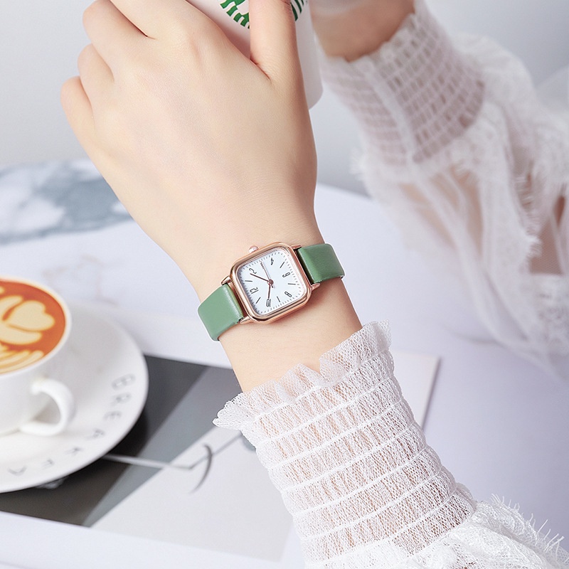 Watch you Jam Tangan Wanita A0204 Kuarsa arloji digital persegi kecil/ murah/hiburan