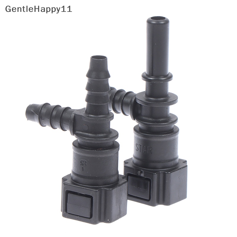 Gentlehappy 7.89 ID6 Auto Car Fuel Line Bundy Tee Selang Coupler Nylon Motor Hose Coupler id