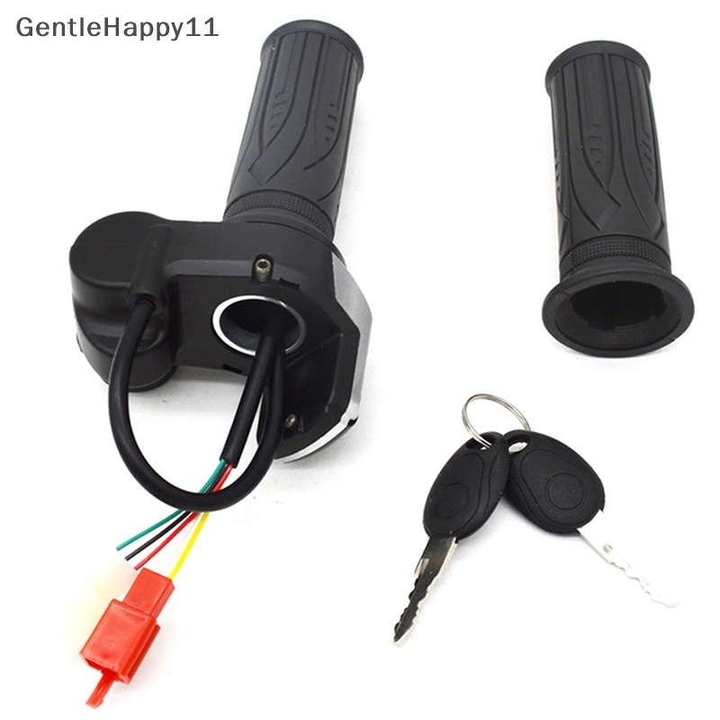 Gentlehappy Throttle Sepeda Listrik Akselerator 36V48V Untuk E-bike/ Stang Throttle Aksesori Skuter Listrik Dengan Display LED id