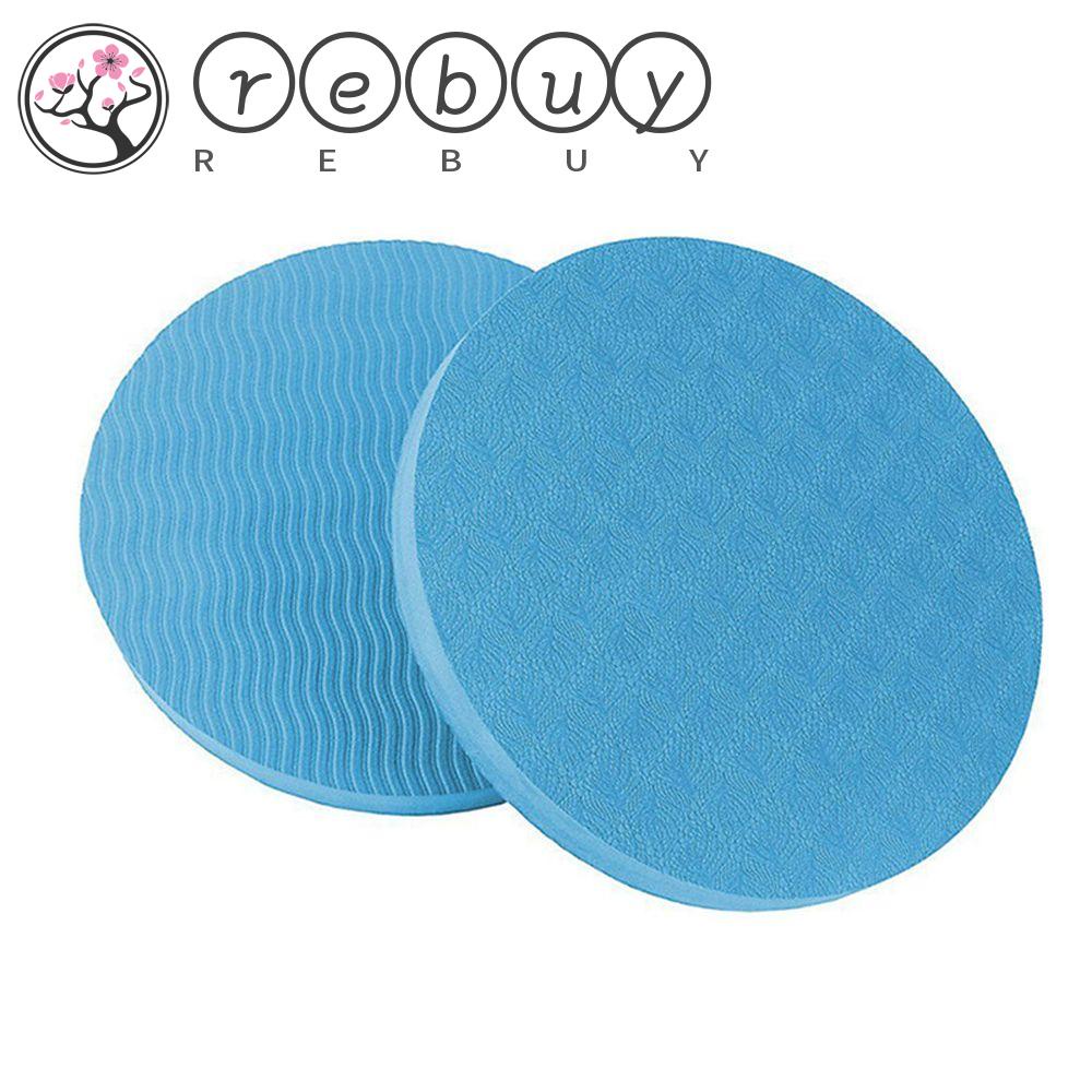 Rebuy Yoga Support Pad TPE Putaran Kecil Non-slip Lutut Pergelangan Tangan Perlindungan Siku Pelindung Pad Putaran Lutut Pad