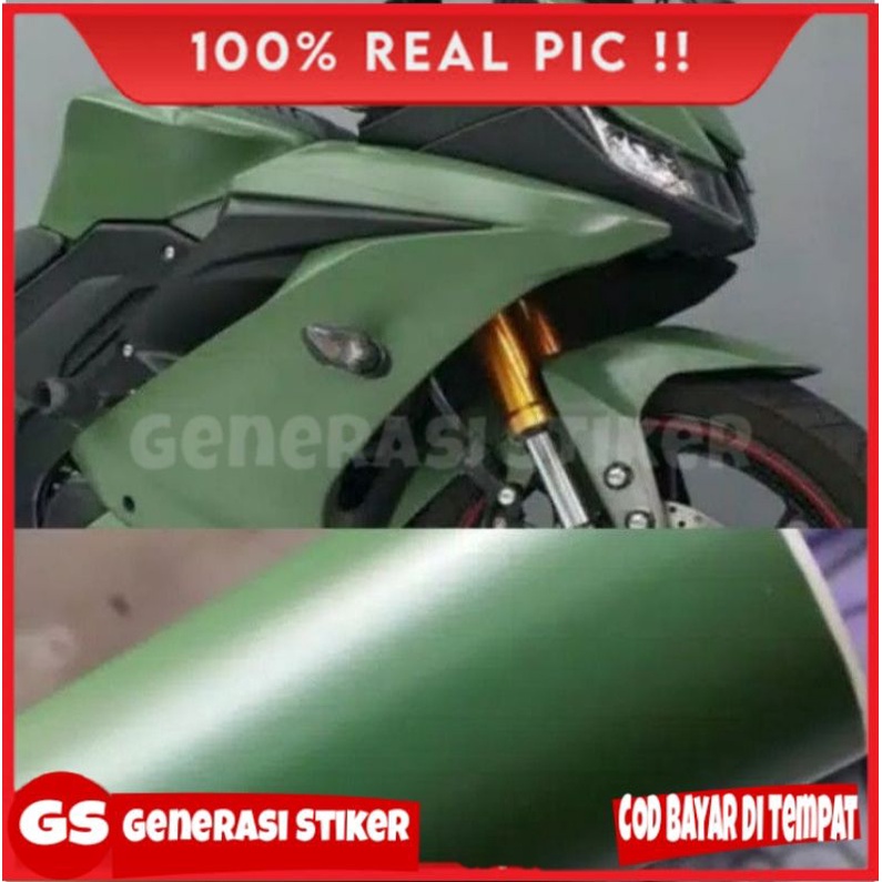 Stiker Skotlet Hijau Army Doff Dan Glossy Stiker Skotlet Hijau TNI | skotlet motor full body | skotl