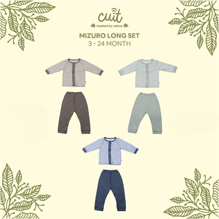 Cuit Baby Mizuro Long Set | Baju Bayi