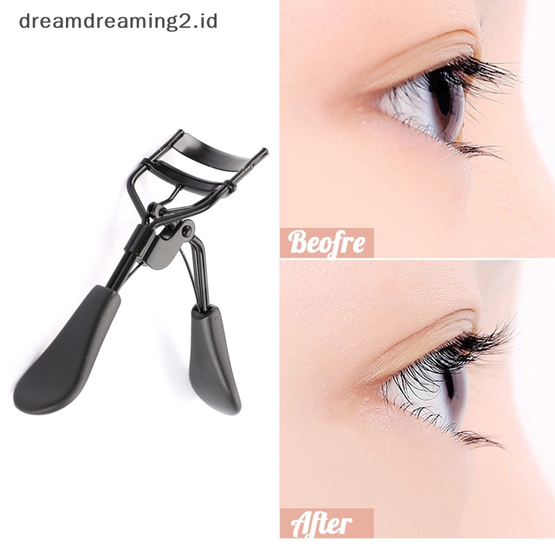 (drea) Penjepit Penjepit Bulu Mata Gagang Lengkung Tidak Melukai Eyelash Long-Lasg Curling //
