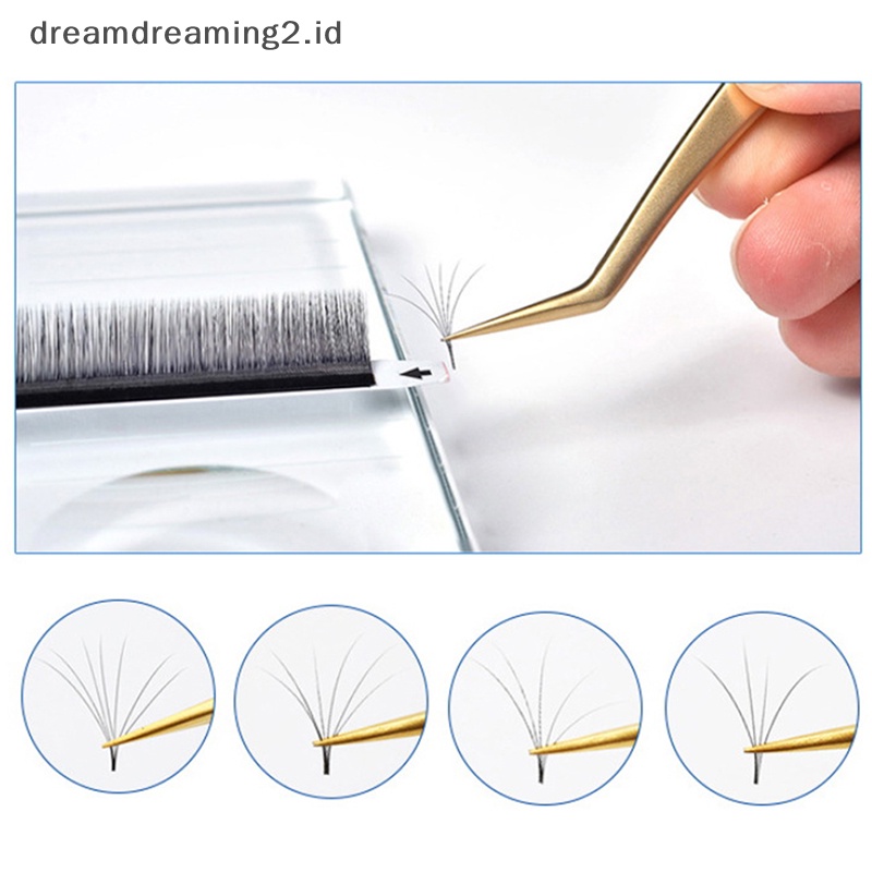 (drea) Pinset Bulu Mata Stainless Steel Eyelashes Extension Bulu Mata Anti Statis //