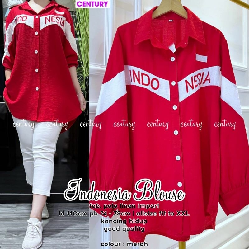 INDONESIA BLOUSE ORI CENTURY | Edisi Kemerdekaan