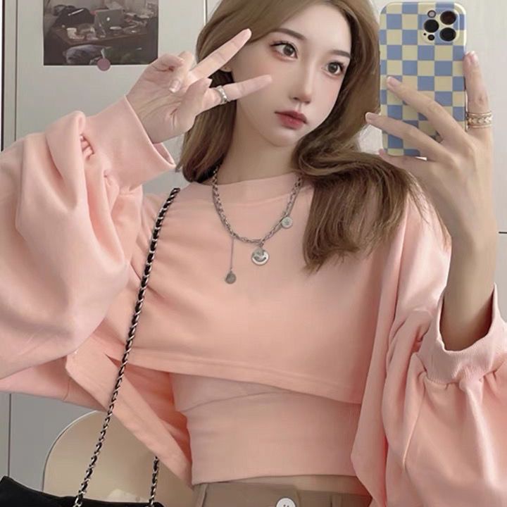 Atasan Wanita Polos Lengan Panjang Premium Casual Outer