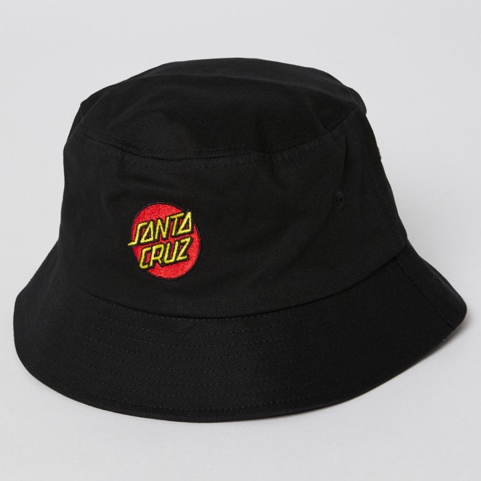 Santa Cruz Classic Dot Bucket Hat Black