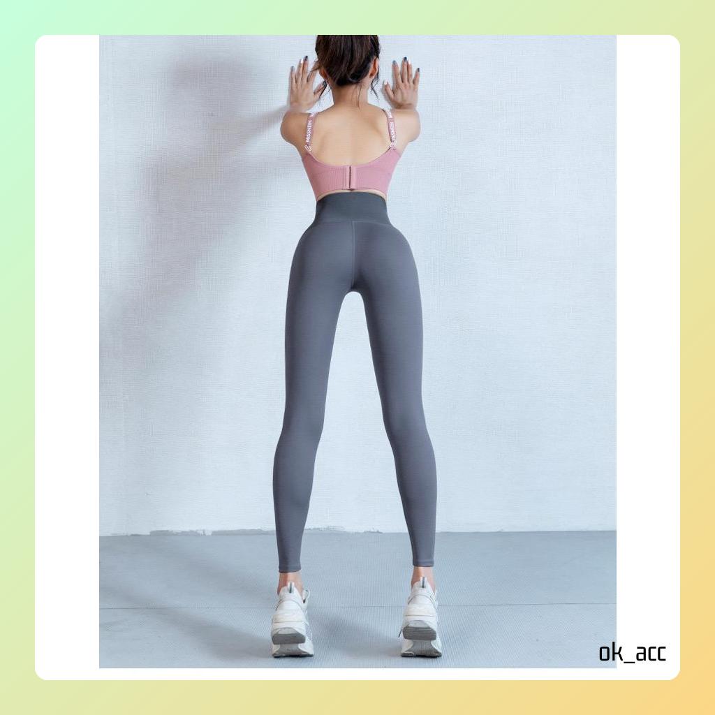 Legging Panjang Celana Pinggang Olahraga yoga perut langsing WT03