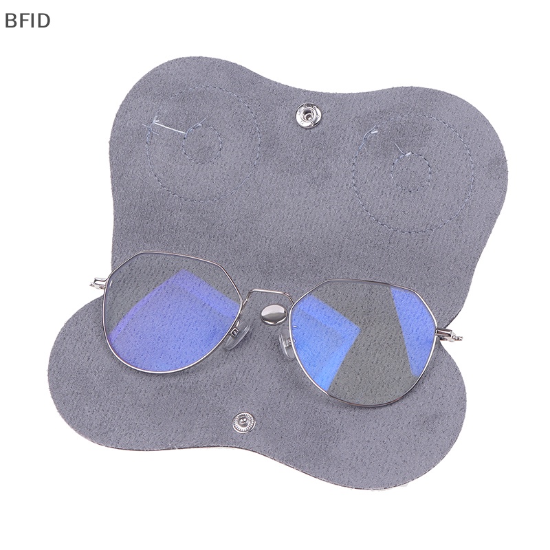 [BFID] Tas Case Pelindung al Portabel Liontin Woman Glasses Case Kartun Lucu Sunglasses Clip [ID]