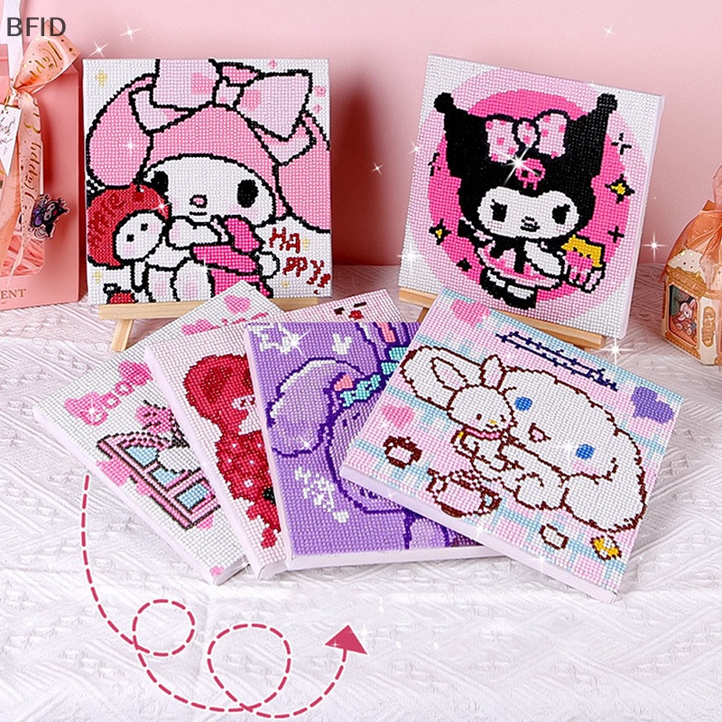 [BFID] 1set Kreatif Kuromi Berlian Paing DIY Berlian Bulat Dekorasi Kamar Anak [ID]