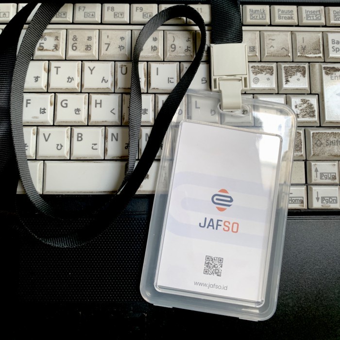 

Jafso name tag id card holder lanyard NFC Tap