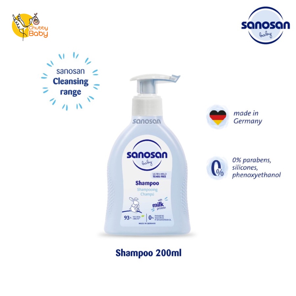 SANOSAN - Baby Shampoo 200ml | Shampo Bayi