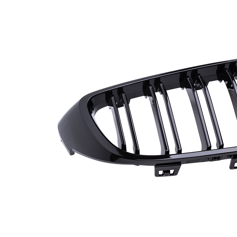 BMW Gloss Hitam Double Slat Grill Depan untuk BMW 4 Series F32 F33 F36 M3 F80 M4 F82 12-18 Suku Cadang Mobil