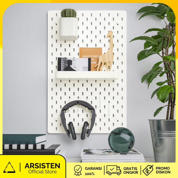 

Papan mading meja papan tempel untuk meja berlubang putih 36x56 cm